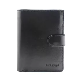    Maťo Grosso 0703/17-60 RFID čierna pánska kožená peňaženka 9,5 x 12,5 cm