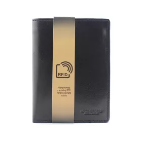    Maťo Grosso 0705/17-60 RFID čierna pánska kožená peňaženka 10 x 13 cm