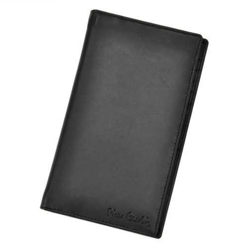 Pierre Cardin TILAK00 3 fekete bőr pénztárca 10.5 x 18.5 x 1 cm