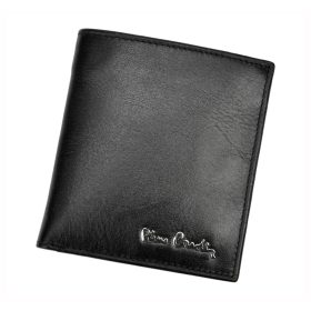    Pierre Cardin TILAK06 8813 čierna hovädzia koža pánska peňaženka 9,5 x 10,5 cm