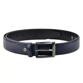    Pánsky opasok z hovädzej kože Pierre Cardin PSN 6227 modrý 3,5 cm