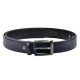  Pánsky opasok z hovädzej kože Pierre Cardin PSN 6227 modrý 3,5 cm