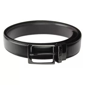   Pierre Cardin FWJX5 DOUBLE BLACK-BROWN férfi marhabőr öv 3.5 cm