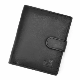    Money Kepper CC 5131B čierna pánska kožená peňaženka 9,5 x 10,5 x 2 cm