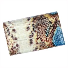    PATRIZIA VL-101 RFID modrá dámska kožená peňaženka 15,5 x 9,5 x 4 cm