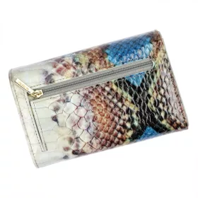    PATRIZIA VL-112 RFID modrá dámska kožená peňaženka 15 x 9,7 x 4,5 cm