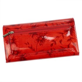    PATRIZIA FL-102 RFID červená dámska kožená peňaženka 18,5 x 10 x 3,5 cm
