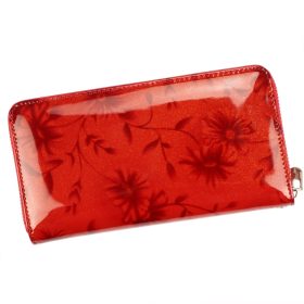    PATRIZIA FL-119 RFID červená dámska kožená peňaženka 19,5 x 10,5 x 2,5 cm