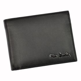    Pierre Cardin TILAK54 8806 čierna pánska kožená peňaženka 12 x 9 cm