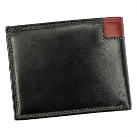    Harvey Miller Polo Club 2807 292 čierna pánska kožená peňaženka 12,5 x 9,5 x 3 cm