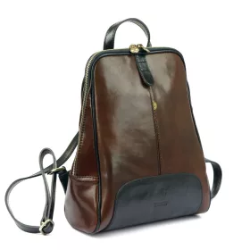    Dámsky kožený ruksak Florence 2001 hnedý 29 x 33 x 12 cm