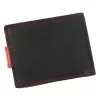  Pánska kožená peňaženka Money Kepper SN5130B MCN RFID čierno-červená 11,5 x 8,5 x 2,5 cm