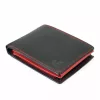  Pánska kožená peňaženka Money Kepper SN5600 RFID čierno-červená 12,5 x 9,5 x 2,3 cm