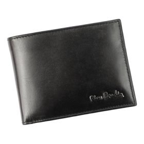    Pierre Cardin TILAK51 8806 čierna pánska peňaženka z hovädzej kože 12,5 x 9,5 cm