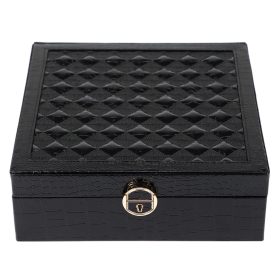    Dámsky kožený kufor PATRIZIA BEAUTY-20097 čierny 26 x 8,5 x 25,3 cm