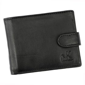    Money Kepper CC 5130B čierno-modrá pánska kožená peňaženka 11,5 x 8,8 x 2,5 cm