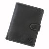  Money Kepper CC 5601B čierno-šedá pánska kožená peňaženka 10,3 x 13 x 2,3 cm