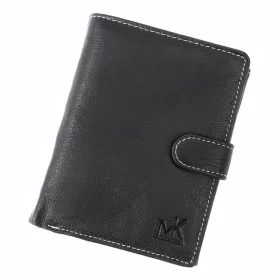    Money Kepper CC 5601B čierno-šedá pánska kožená peňaženka 10,3 x 13 x 2,3 cm