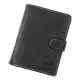  Money Kepper CC 5601B čierno-šedá pánska kožená peňaženka 10,3 x 13 x 2,3 cm