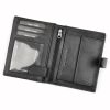  Money Kepper CC 5601B čierno-šedá pánska kožená peňaženka 10,3 x 13 x 2,3 cm