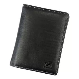    Money Kepper CC 5601 čierno-šedá pánska kožená peňaženka 10,3 x 13 x 2 cm