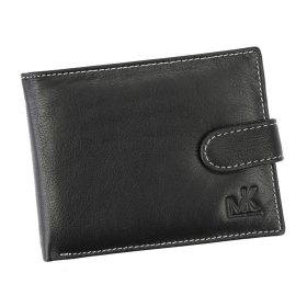    Money Kepper CC 5602B čierno-šedá pánska kožená peňaženka 13,5 x 9,7 x 2,8 cm