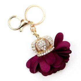  Gregorio BRE-FJ-1 fialová dámska kľúčenka 10 x 4 cm