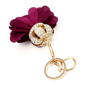  Gregorio BRE-FJ-1 fialová dámska kľúčenka 10 x 4 cm