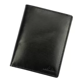    EL FORREST 546-67 RFID čierna pánska kožená peňaženka 9,5 x 12,5 x 2,5 cm