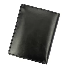    EL FORREST 546-67 RFID čierna pánska kožená peňaženka 9,5 x 12,5 x 2,5 cm