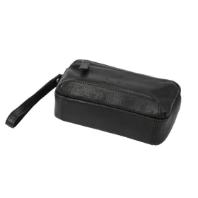    Pánska čierna kožená taška na opasok Pierre Cardin YS12 28001 22 x 14 x 8 cm