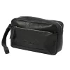  Pánska čierna kožená taška na opasok Pierre Cardin YS12 28001 22 x 14 x 8 cm
