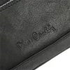  Pánska čierna kožená taška na opasok Pierre Cardin YS12 28001 22 x 14 x 8 cm