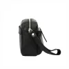  Pánska čierna kožená taška na opasok Pierre Cardin YS12 28001 22 x 14 x 8 cm