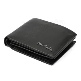    Pierre Cardin čierna, pánska kožená peňaženka, RFID 12 × 9,5 cm