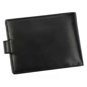    EL FORREST 806-67 RFID čierna pánska kožená peňaženka 13,5 x 9,5 x 3 cm