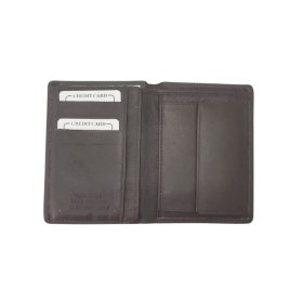  Výber pánska hnedá kožená peňaženka 18 x 10 cm