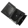 EL FORREST G-55-67 fekete férfi bőr pénztárca 10 x 12.5 x 2.5 cm 