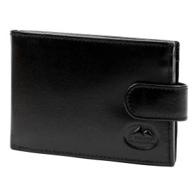    Pánska kožená peňaženka EL FORREST 851-67 s RFID čipom, čierna, 11 x 8 x 2,5 cm