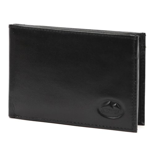 Pánska kožená peňaženka EL FORREST 851/A-67 s RFID čipom, čierna, 11 x 8 x 2,5 cm
