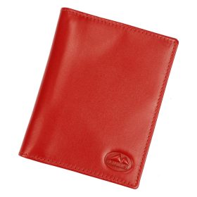    Puzdro na dokumenty EL FORREST 876-47 z hovädzej kože, červené, 9,5 x 12,3 x 1 cm