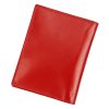  Puzdro na dokumenty EL FORREST 876-47 z hovädzej kože, červené, 9,5 x 12,3 x 1 cm