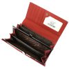  Dámska peňaženka Cavaldi H24-3-SH z hovädzej kože, červená, 18,5 x 9 x 3,5 cm
