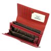  Dámska lakovaná kožená peňaženka Cavaldi H20-2-SH červená 18,5 x 10 x 4 cm