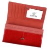  Dámska lakovaná kožená peňaženka Cavaldi H20-2-SH červená 18,5 x 10 x 4 cm