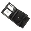  Rovicky 1552-03-BOR RFID čierna pánska kožená peňaženka 11 x 12,5 x 3 cm