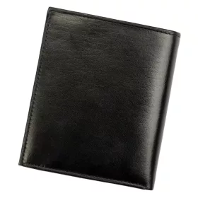    Rovicky 1552-03-BOR RFID čierno-červená pánska kožená peňaženka 11 x 12,5 x 3 cm