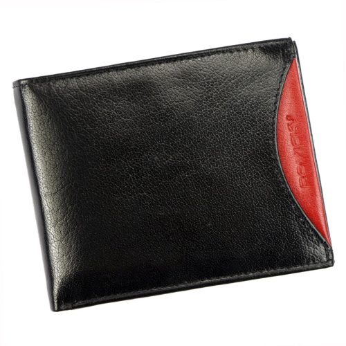  Rovicky 1567-03-BOR RFID čierno-červená pánska kožená peňaženka 11,5 x 9,5 x 2,5 cm