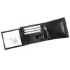  Rovicky 1567-03-BOR RFID čierno-červená pánska kožená peňaženka 11,5 x 9,5 x 2,5 cm