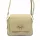  Luka 19-68 béžová dámska kožená taška cez rameno 21 x 18 x 10 cm